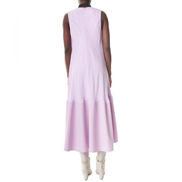 Tibi Modern Drape Sculpted Midi Dress in Mulberry NWT - Picture 4 of 8